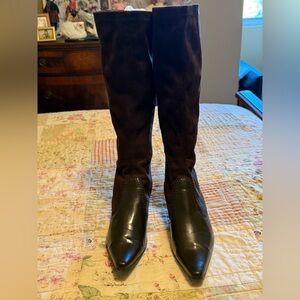 Maurice’s Brown Suede Knee-High Boots
